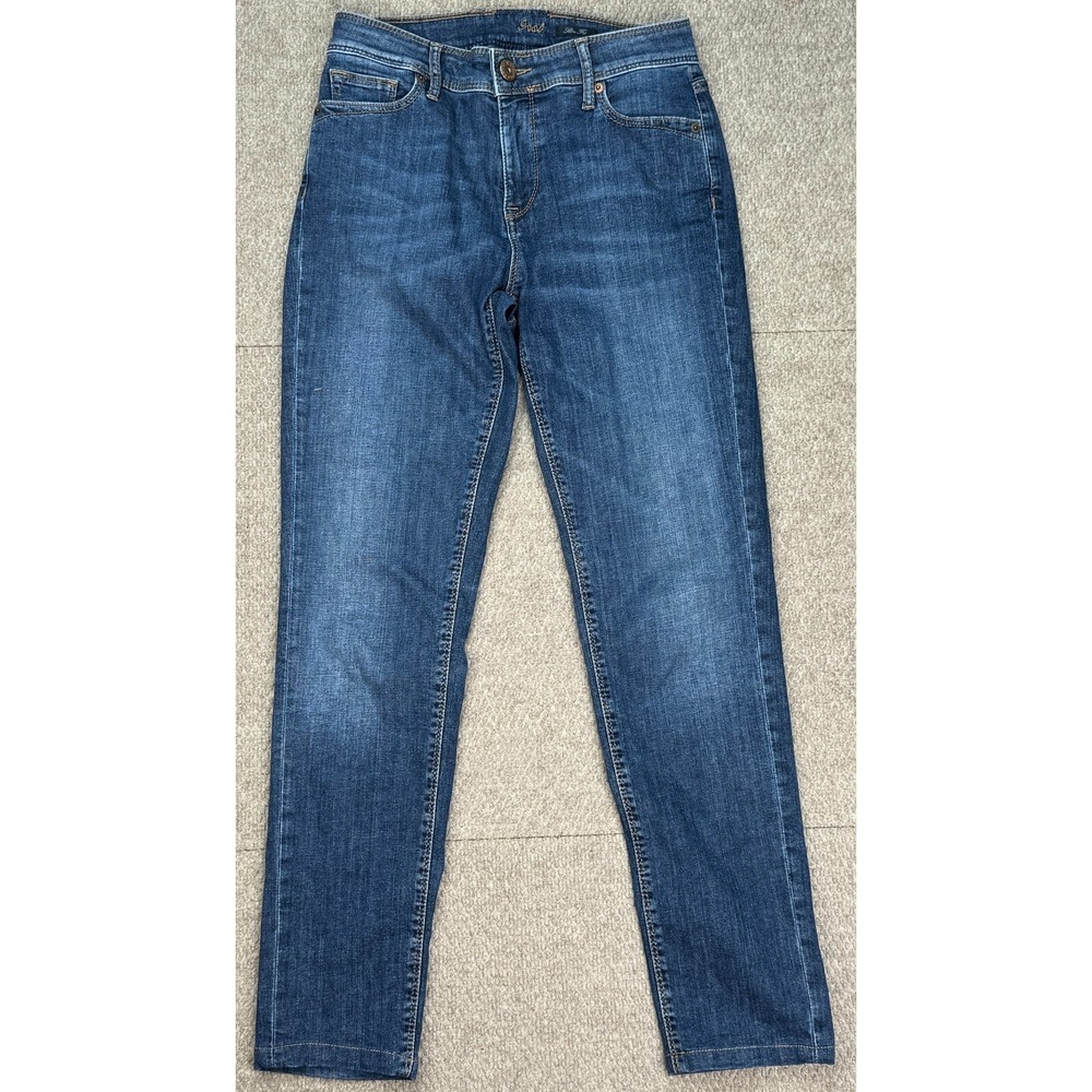 Raffaello Rossi Slim Fit Embroidered 5 Pocket Women's Denim Jeans Size 7/8 36